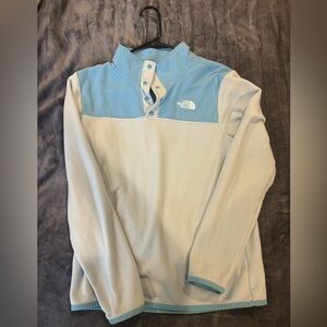 The North Face 1/4 snap fleece - girls size XL 14/16